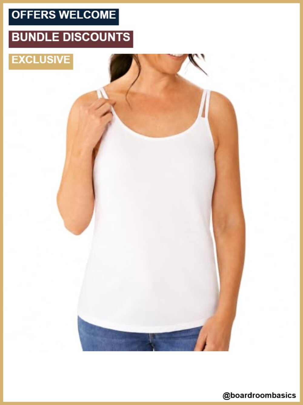 Amoena Valletta Mastectomy Camisole with Built-in Bra & Pockets